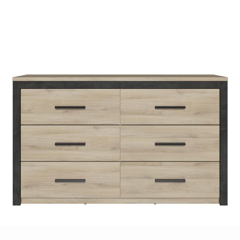 Cómoda Para Dormitorio Industrial Urano 129x77 cm