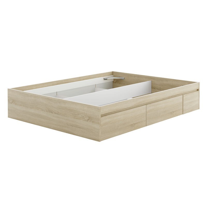Dormitorio Matrimonio Estilo Nórdico Pack Muebles Alba II 150x190 cm Dormitorio Matrimonio Estilo Nórdico Pack Muebles Alba II 150x190 cm