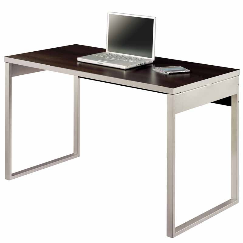 Mesa de Despacho Boston Wengué Melamina 130x75x60cm - Miroytengo.es