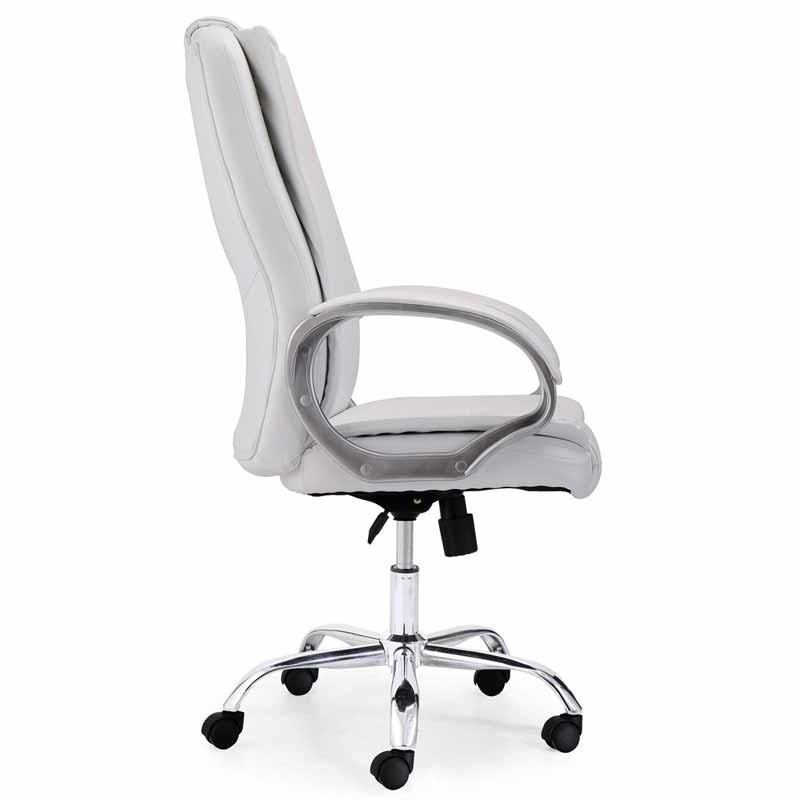 Silla de Oficina con Ruedas Blanca - Miroytengo.es