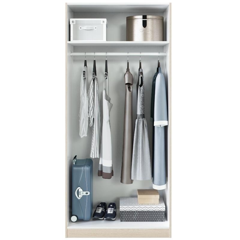 Habitación Juvenil Moderna Conjunto Muebles Color Roble Moderno