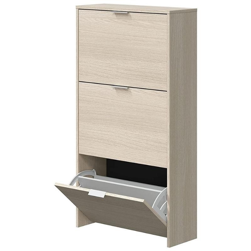 Habitación Juvenil Moderna Conjunto Muebles Color Roble Moderno