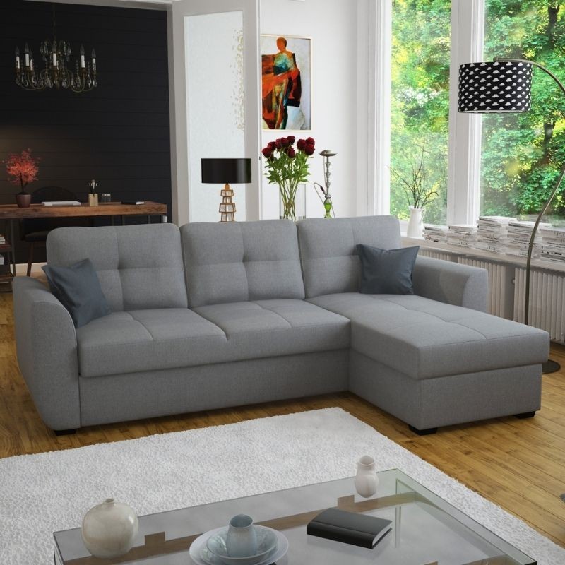 Chaise longue 3 Plazas Reversible Gris Miroytengo.es