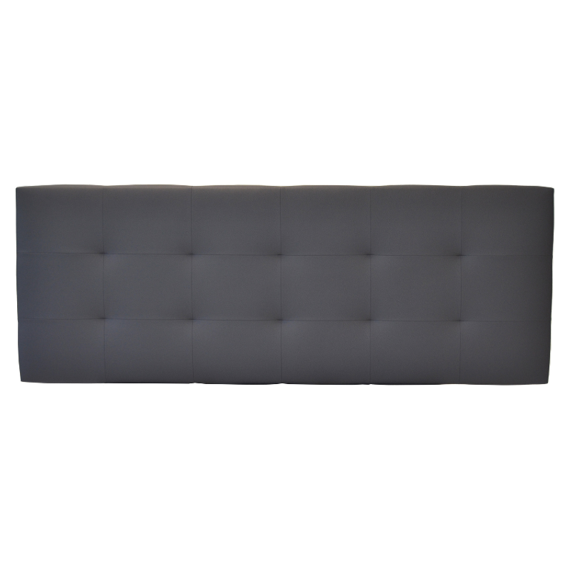Cabecero Margot de Polipiel Color Gris Cama 150 cm
