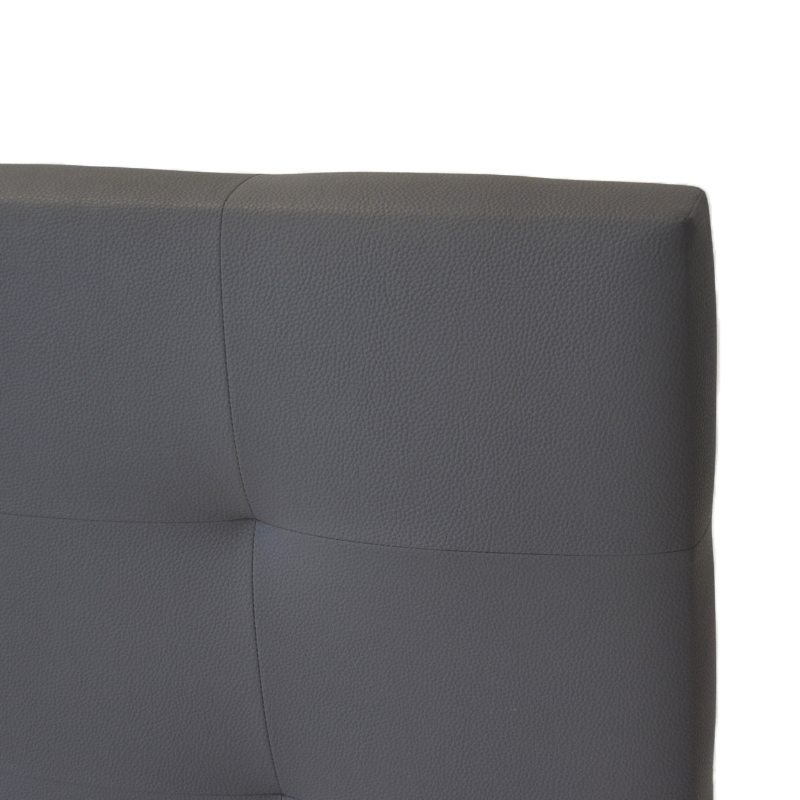 Cabecero Margot de Polipiel Color Gris Cama 150 cm