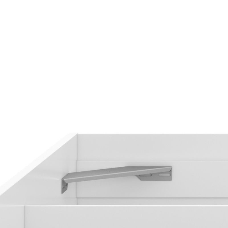 Dormitorio Matrimonio Estilo Nórdico Pack Blanco Artik y Gris Antracita 150 cm