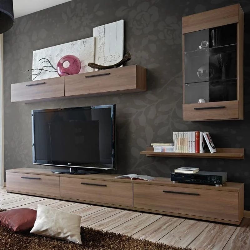 Mueble Modular Salón Magna Roble Miroytengo.es