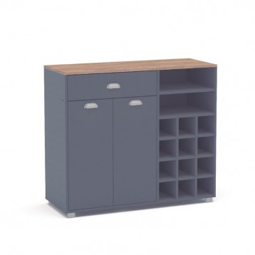 Buffet Barkery Gris Grafito Botellero_1