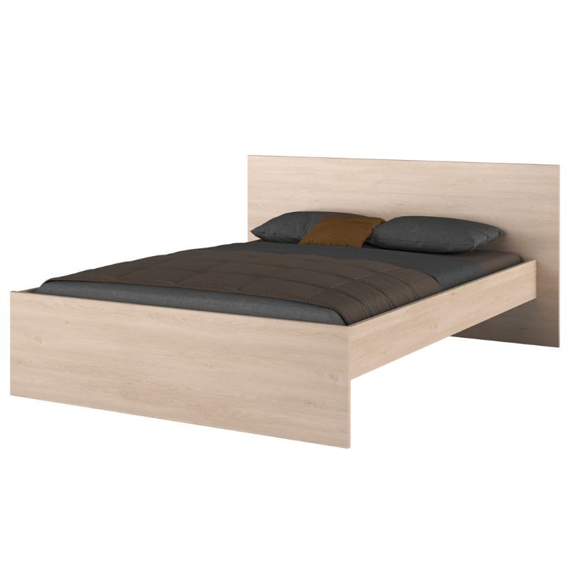 Cama Matrimonio John Color Roble Jackson