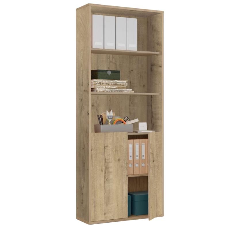 Pack Muebles Despacho Gold en color Roble Gold_libreria