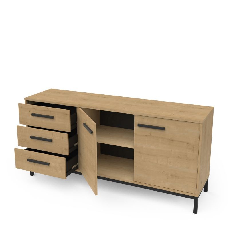 Aparador Craft Hamilton Y Negro_2