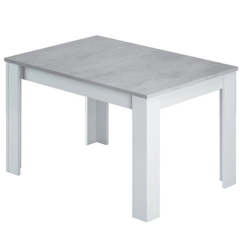 Mesa comedor extensible Cemento