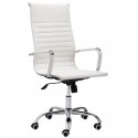 Silla escritorio con ruedas blanca