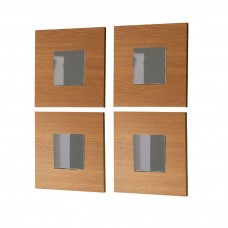 Mueble De Entrada Recibidor Consola y 4 espejos 100 cm