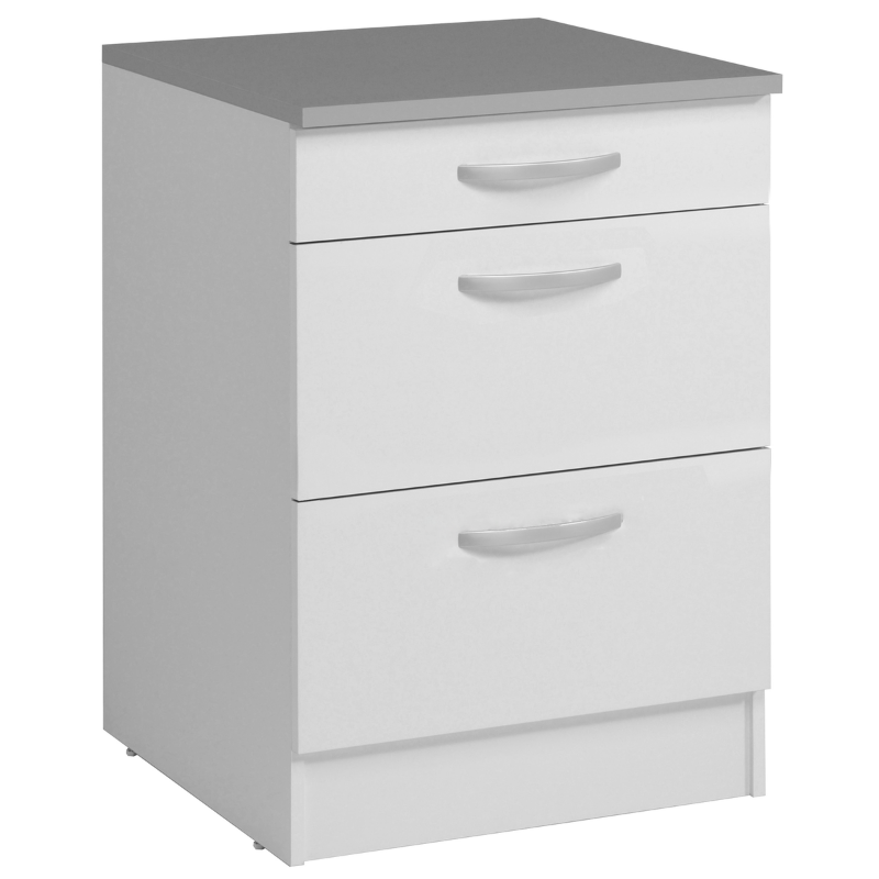 Cocina modular Eko blanco mate 8 muebles 240 cm