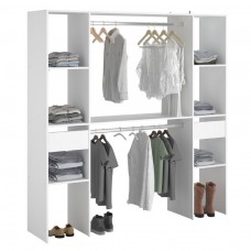 Vestidor Modular Custom Opción C+C Blanco 176x180 cm