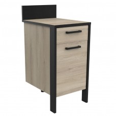 Módulo Cocina Inferior Industriale Roble Kronberg Y Negro Mate 44 cm Módulo Cocina Inferior Industriale Roble Kronberg Y Negro Mate 44 cm