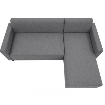 Sofá Chaise Longue Bob Reversible Sawana Color Gris Antracita-1