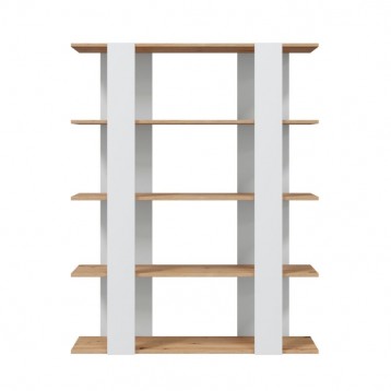 Estantería Deia en color Blanco Artik y Roble Nodi_1