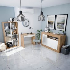 Pack oficina muebles color roble nodi y blanco artik Pack oficina muebles color roble nodi y blanco artik