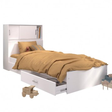 Cama Juvenil Candy_con cajón abierto