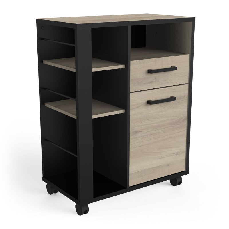 Mueble auxiliar Chili ruedas kronberg y negro_1