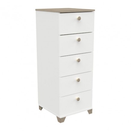 Sinfonier 5C Izzy Color Roble Kronberg Y Blanco Mate 40x105 cm