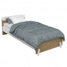 Cama Infantil Naili Blanco Mate Y Roble Hamilton 90x190-200 cm Cama Infantil Naili Blanco Mate Y Roble Hamilton 90x190-200 cm