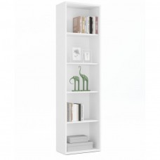 Estantería Librería Estrecha Scaled Color Blanco 52x197x33 cm Estantería Librería Estrecha Scaled Color Blanco 52x197x33 cm
