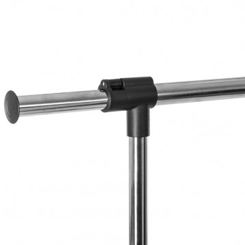 Detalle 1 Perchero De Ropa Burro Icare Con Ruedas Elevable Negro y Gris