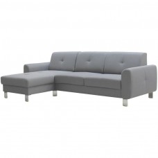 Sofá Moderno Axel Malmo Chaise Longe Color Gris Claro 260 cm