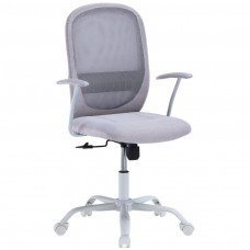Silla De Oficina Giratoria Maggie Color Gris y Blanco Silla De Oficina Giratoria Maggie Color Gris y Blanco