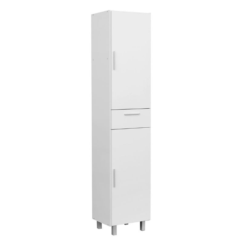 Mueble Auxiliar De Cocina Blas Color Blanco 41x188 cm Mueble Auxiliar De Cocina Blas Color Blanco 41x188 cm