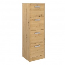 Cajonera Venture Oficina Color Roble Artesano 44x138x40 cm