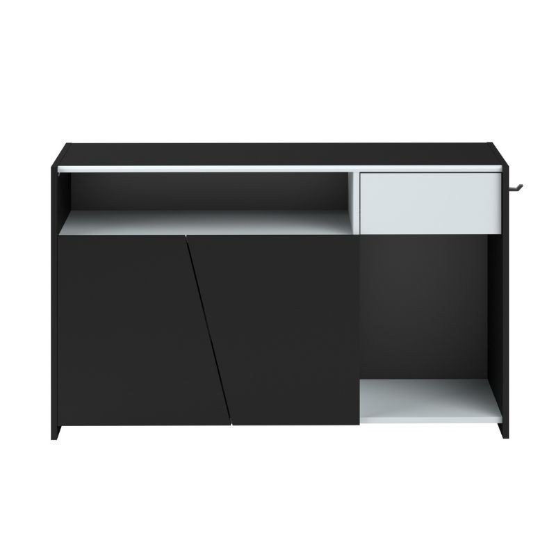 Mueble TV TexGen  Color Negro 113x67x40 Cm_4