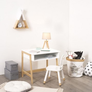 Escritorio Preescolar Color Blanco_Ambiente_1
