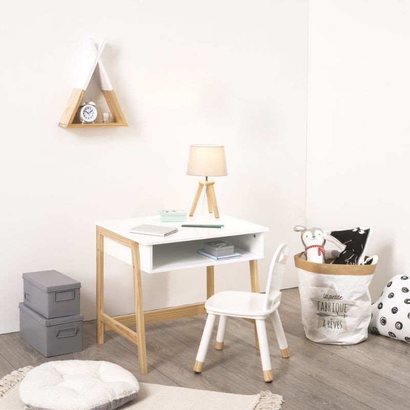 Escritorio Preescolar Color Blanco_Ambiente_1