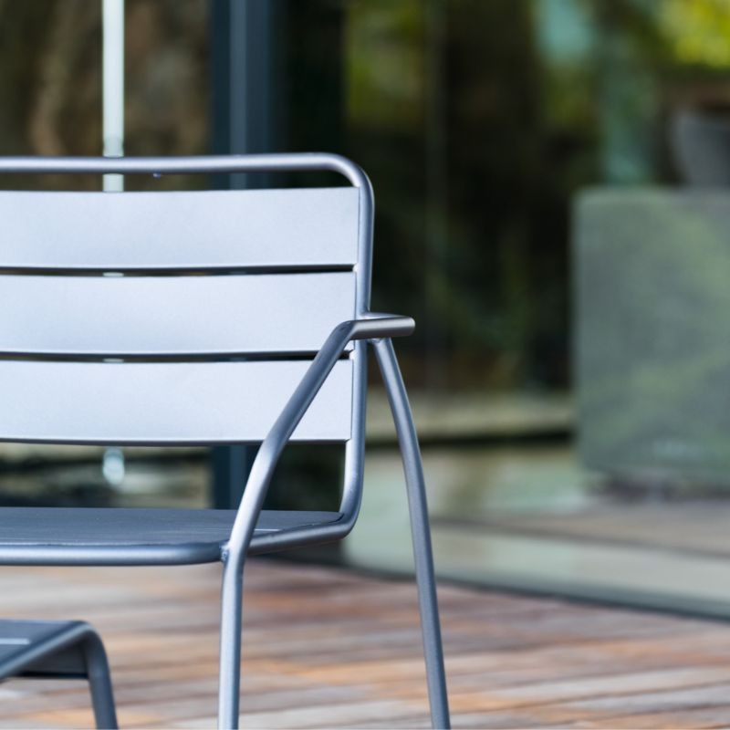 Detalle ambiente Muebles De Exterior Jardín Phuket 5 Piezas Color Gris Grafito Detalle ambiente Muebles De Exterior Jardín Phuket 5 Piezas Color Gris Grafito