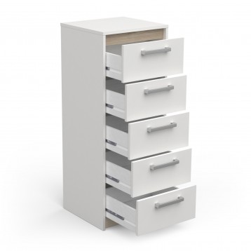 Sinfonier Blanco 5 Cajones Watson 40x107Cm_3