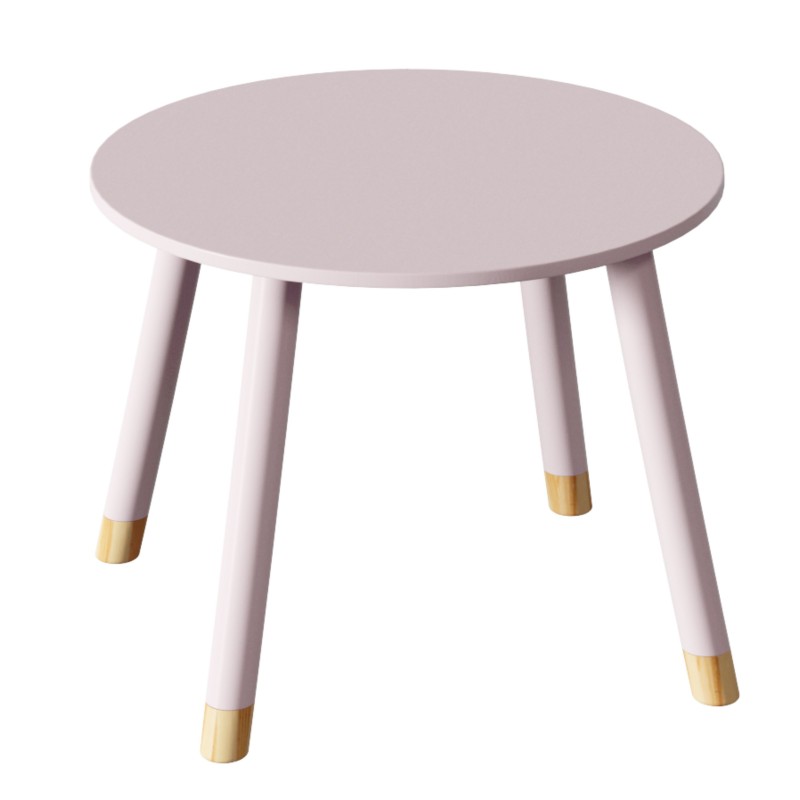 Mesa Infantil Dormitorio Douceur Color Rosa 60x60 cm Mesa Infantil Dormitorio Douceur Color Rosa 60x60 cm