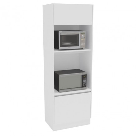 Mueble Auxiliar de Cocina Mali Color Blanco 72x213 cm