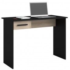 Mesa Escritorio Riviera Juvenil Color Negro Stipple y Roble Japonés 101 cm Mesa Escritorio Riviera Juvenil Color Negro Stipple y Roble Japonés 101 cm