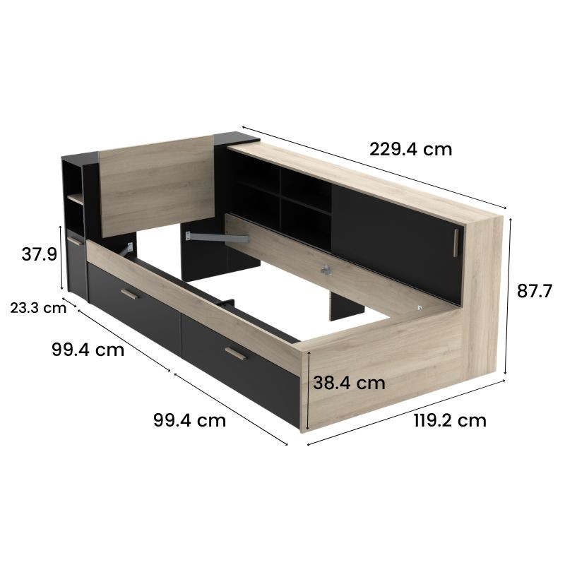 Cama Life_medidas Cama Life_medidas