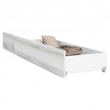 Cajón Inferior Cama Aro Color Blanco Albo 191x25x50 cm Cajón Inferior Cama Aro Color Blanco Albo 191x25x50 cm