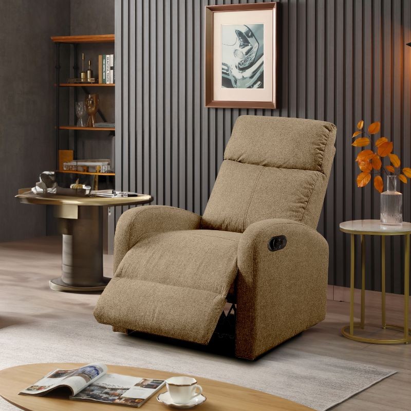 Sillón Relax Reclinable Chill Salón Color Marrón