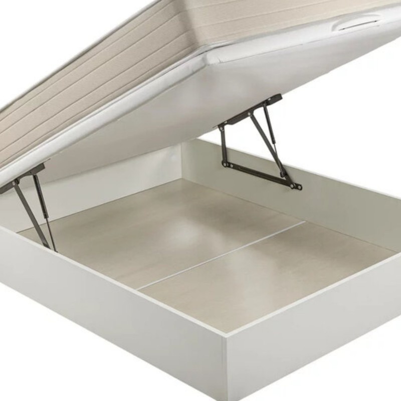 Pack Canapé Gred + Colchón Viscoelástico 22 cm Color Blanco Mate Pack Canapé Gred + Colchón Viscoelástico 22 cm Color Blanco Mate
