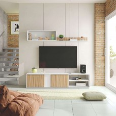 Mueble Modular de Salón Ecco 180 cm Blanco