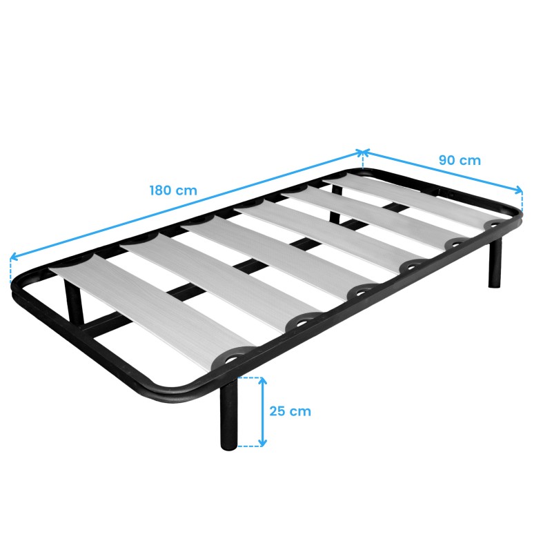 Somier de Láminas Balda Ancha 40x30 mm (Con Patas)