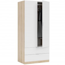 Armario Juvenil Luca 2 Puertas 2 Cajones Grandes 82x180 cm Armario Juvenil Luca 2 Puertas 2 Cajones Grandes 82x180 cm