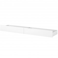 2 Cajones Inferiores Cama Juvenil Child Blanco Mate 21x189x42 cm 2 Cajones Inferiores Cama Juvenil Child Blanco Mate 21x189x42 cm